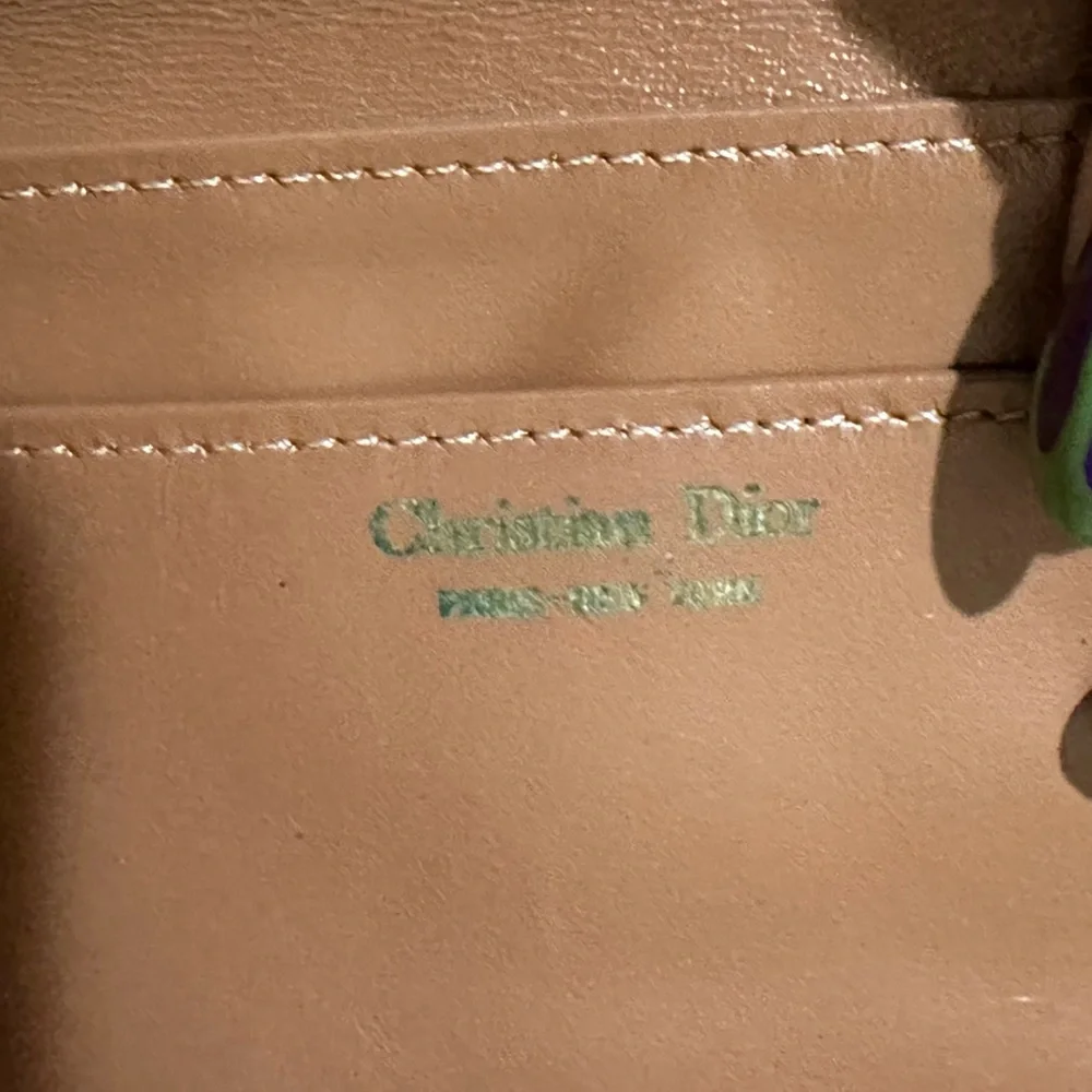 Christian Dior Vintage Honeycomb Bifold Wallet